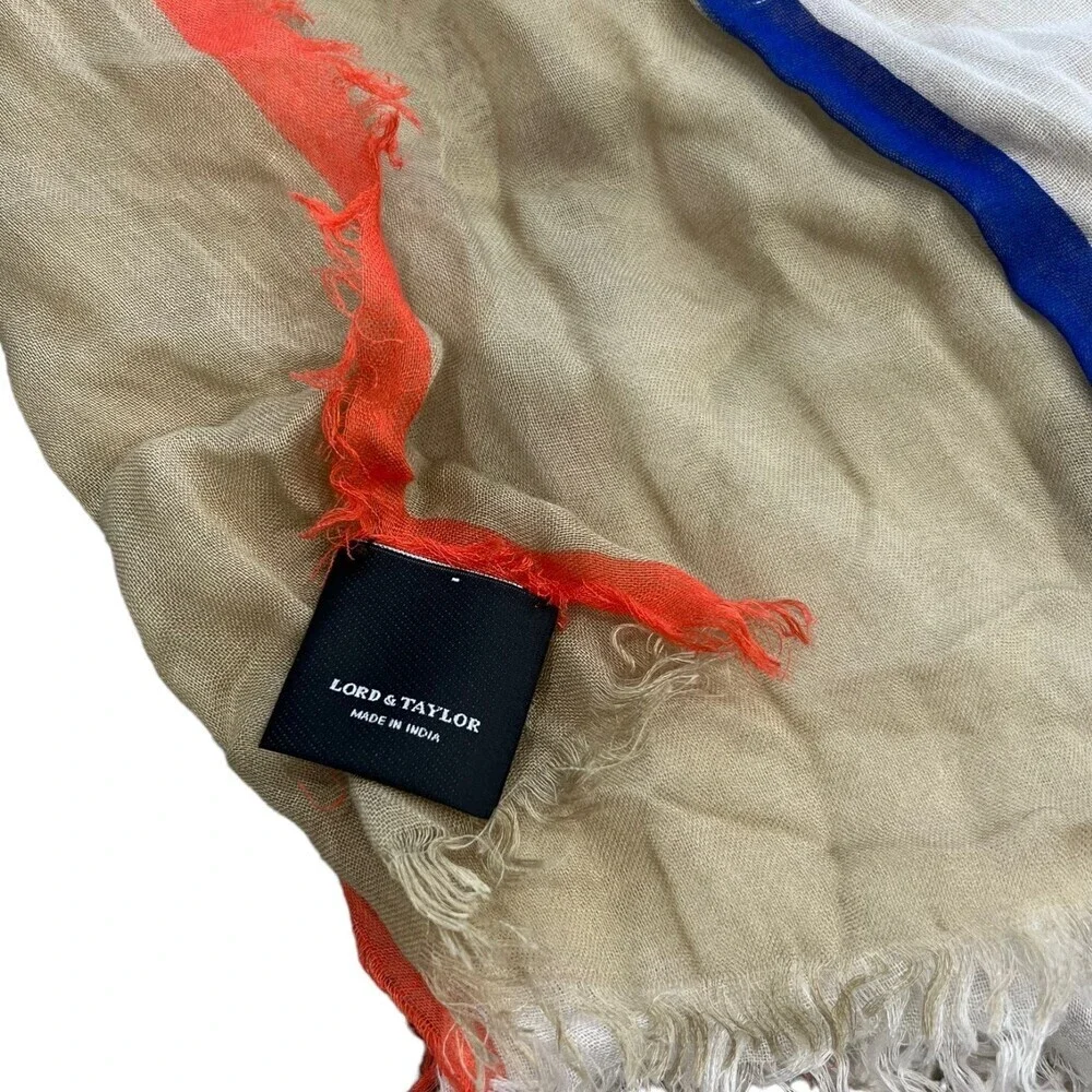 Lord & Taylor Signature Colors Viscose Scarf